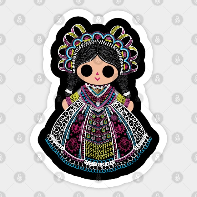 Lele bordado Sticker by Velvet Love Design 